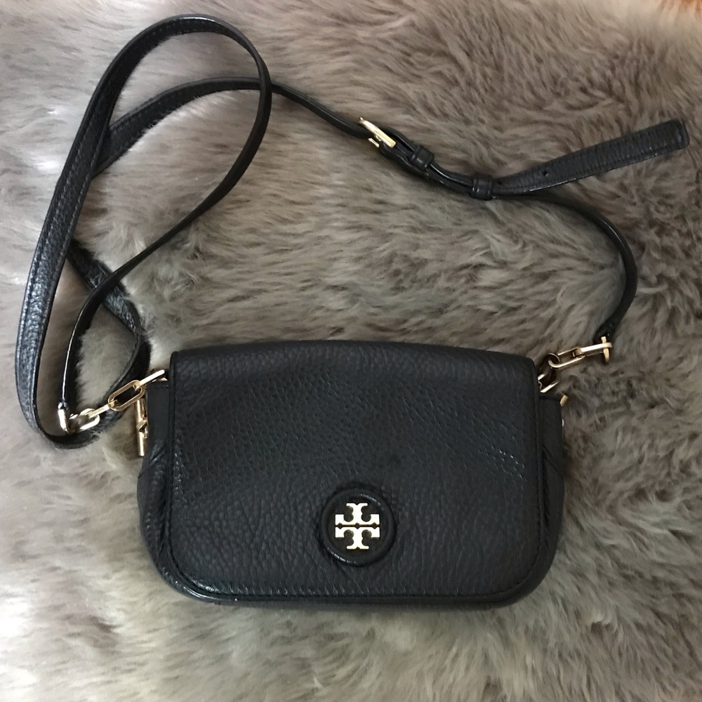 Tory Burch Whipstitch Logo  Mini Crossbody Bag